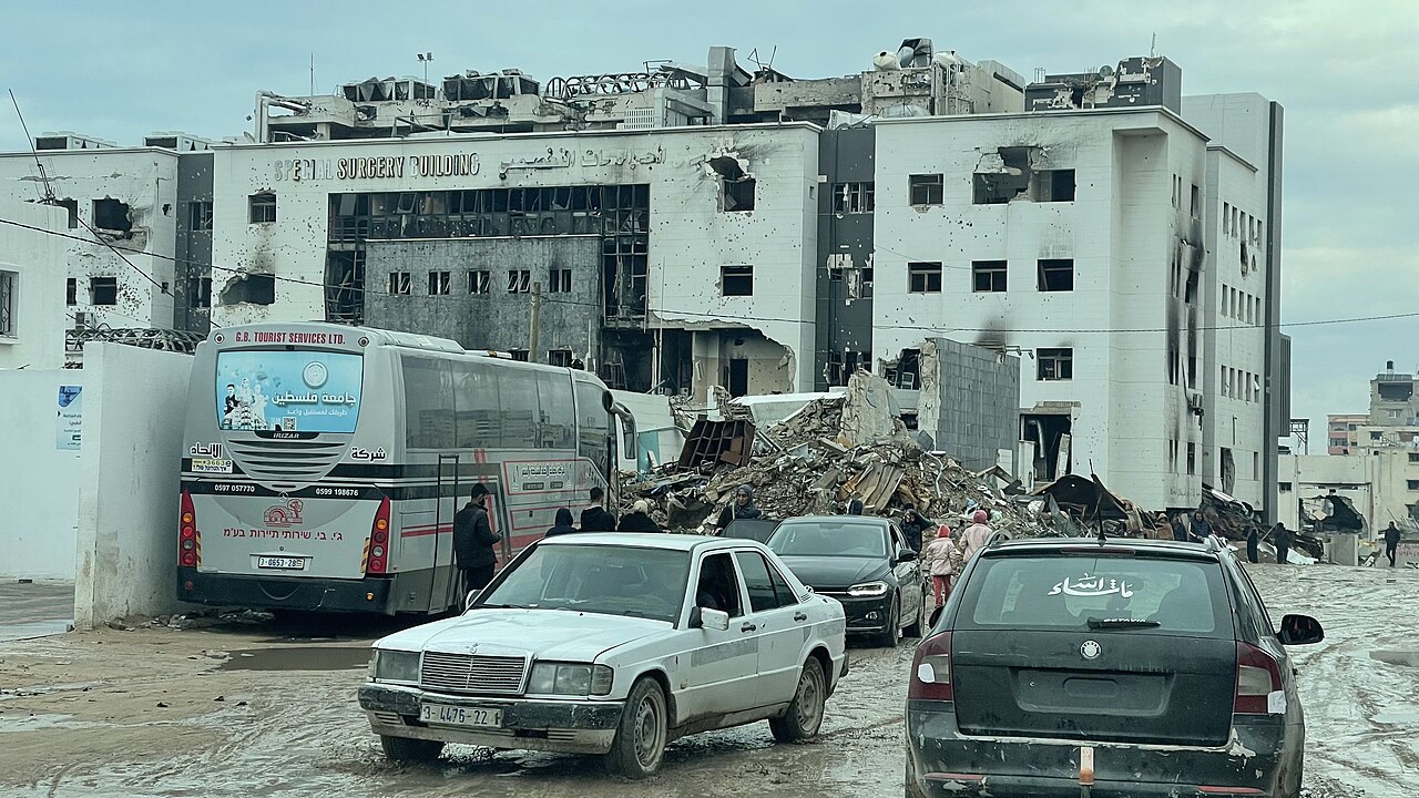 Al-Shifa-Krankenhaus in Gaza nach dem Gaza-Krieg